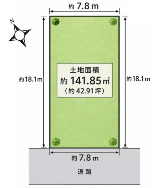 宝塚市中州１丁目の土地