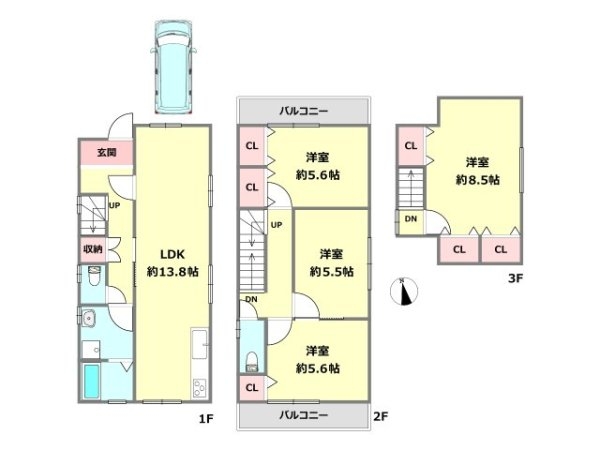 宝塚市光明町の中古一戸建て