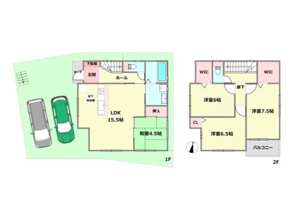 ファーストタウン川西市第1一庫　全3区画