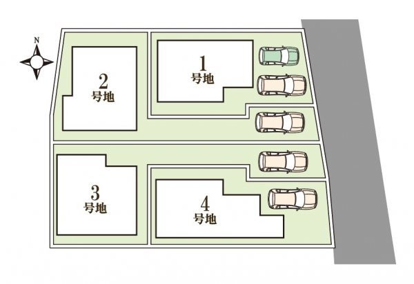 伊丹市寺本1丁目戸建　全4区画