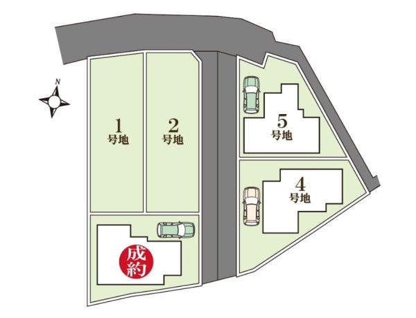 クレイドルガーデン伊丹市高台第1　全5区画