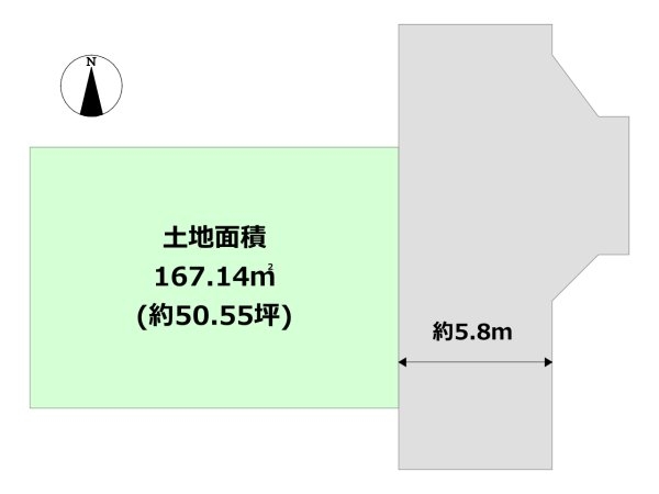 川西市大和西５丁目の土地