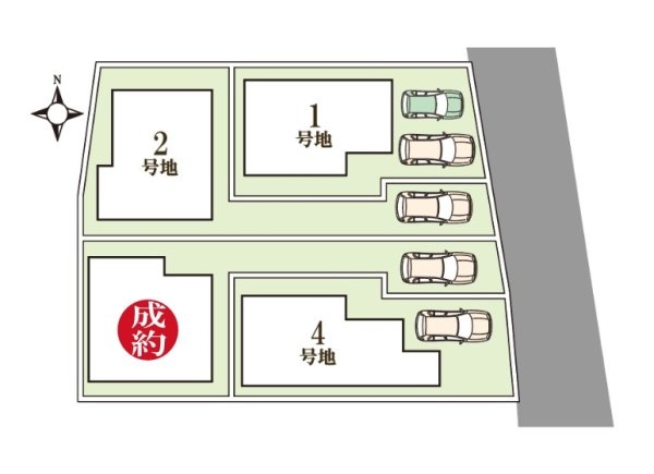 伊丹市寺本1丁目戸建　全4区画