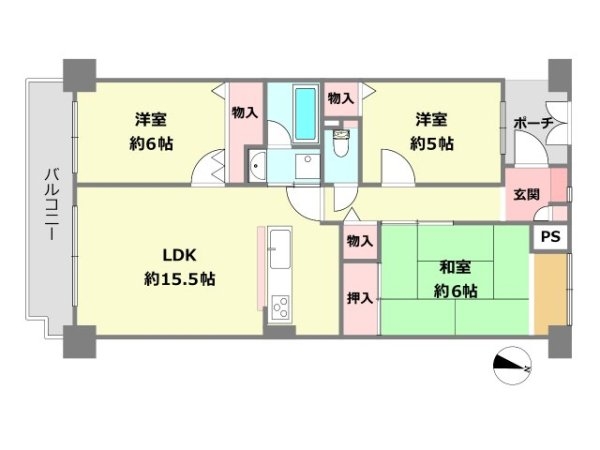 ライオンズマンション宝塚売布B棟