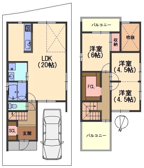 長岡京市奥海印寺八戸木の土地