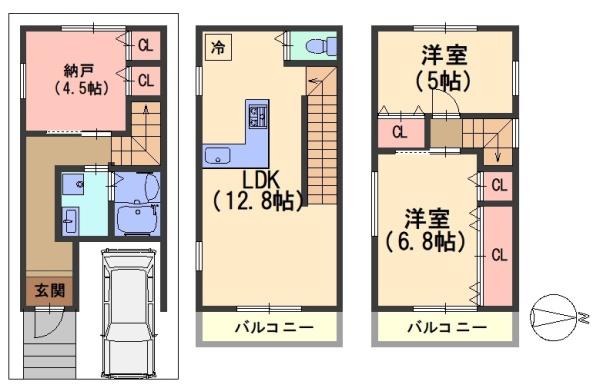 長岡京市神足四ノ坪の売土地