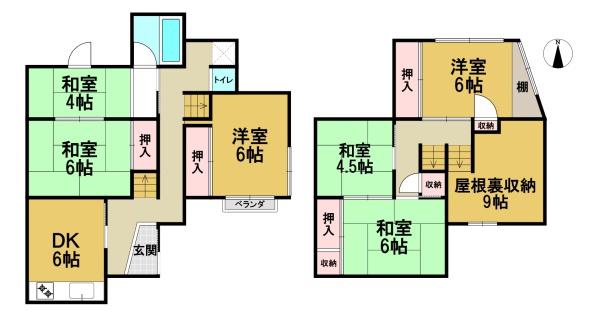 向日市寺戸町飛龍の中古一戸建て