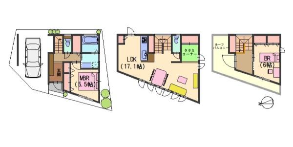 長岡京市奥海印寺南垣外の新築一戸建