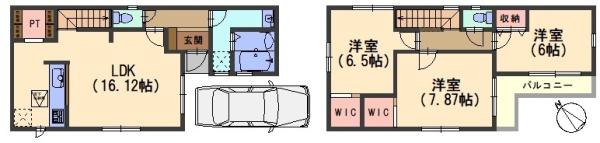 乙訓郡大山崎町字大山崎小字鏡田の新築一戸建
