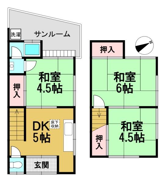 長岡京市友岡４丁目の中古テラスハウス