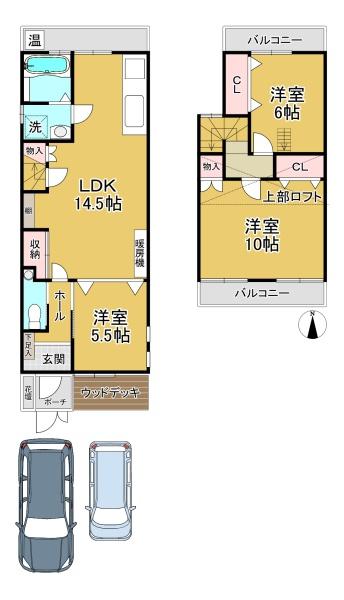 長岡京市神足橋本の中古一戸建