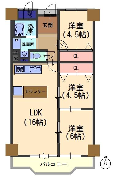 ハイコーポ長岡京Ｃ棟