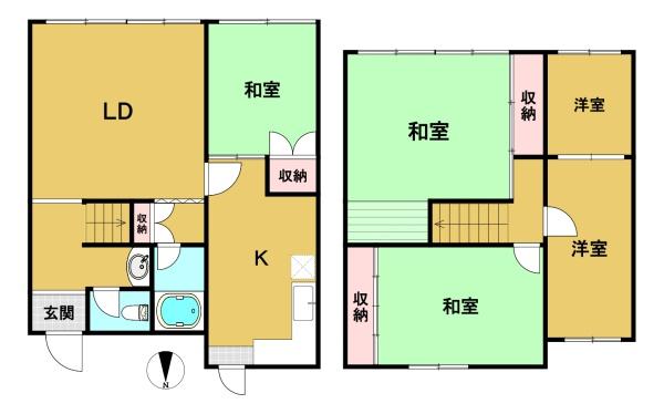 乙訓郡大山崎町字円明寺小字脇山の中古テラスハウス