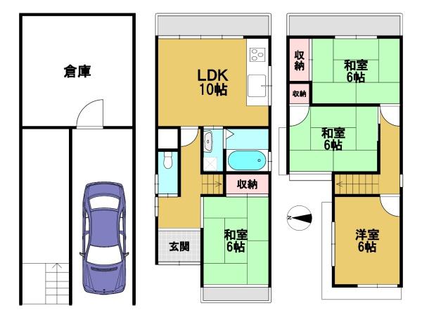 長岡京市滝ノ町２丁目の中古一戸建