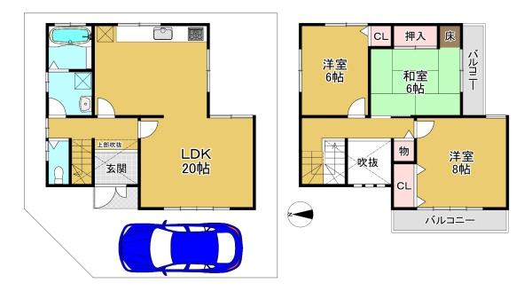 乙訓郡大山崎町字円明寺小字里ノ後の中古一戸建て