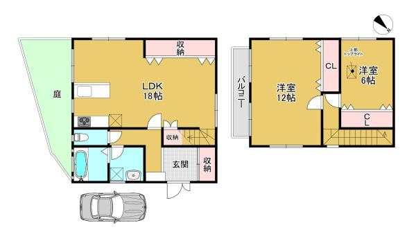 長岡京市奥海印寺太鼓山の中古一戸建