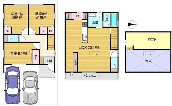 向日市寺戸町向畑の新築一戸建