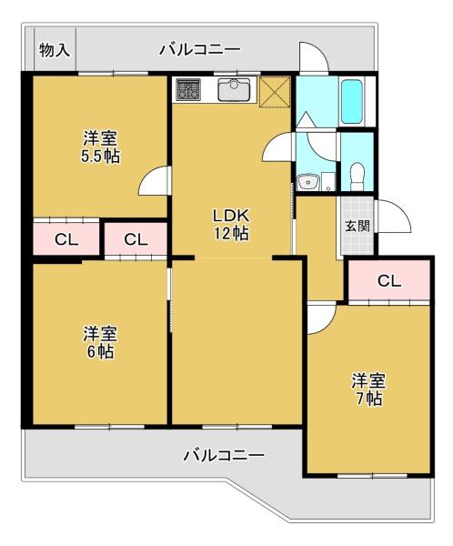南円明寺ヶ丘団地15棟