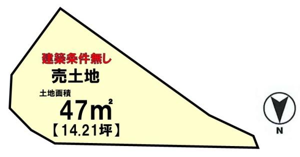長岡京市奥海印寺北垣外の売土地