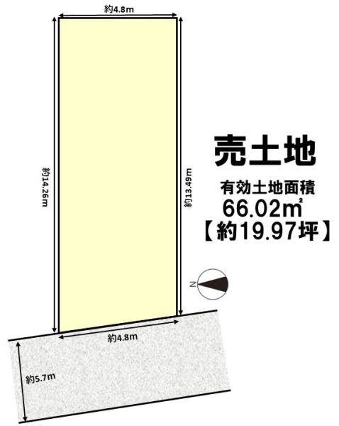 長岡京市神足雲宮の売土地
