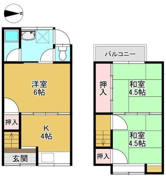 長岡京市長岡３丁目の中古テラスハウス