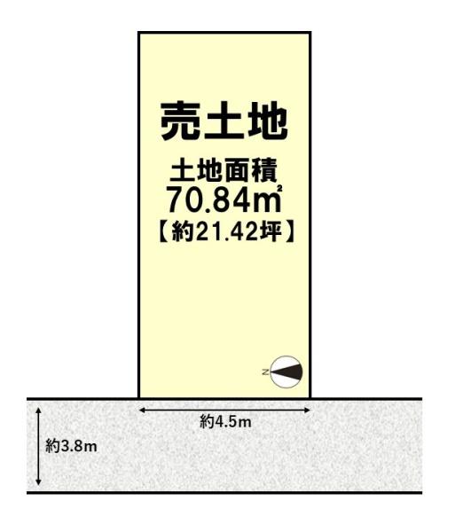 長岡京市勝竜寺の売土地