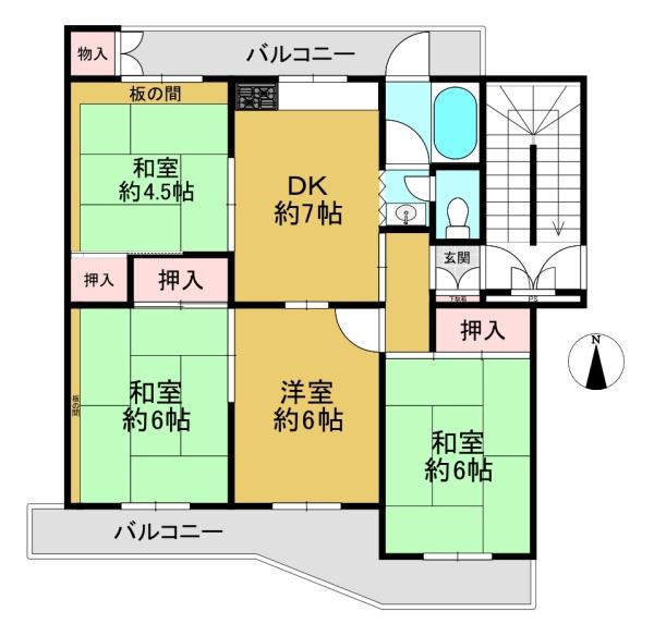 南円明寺ヶ丘団地5棟