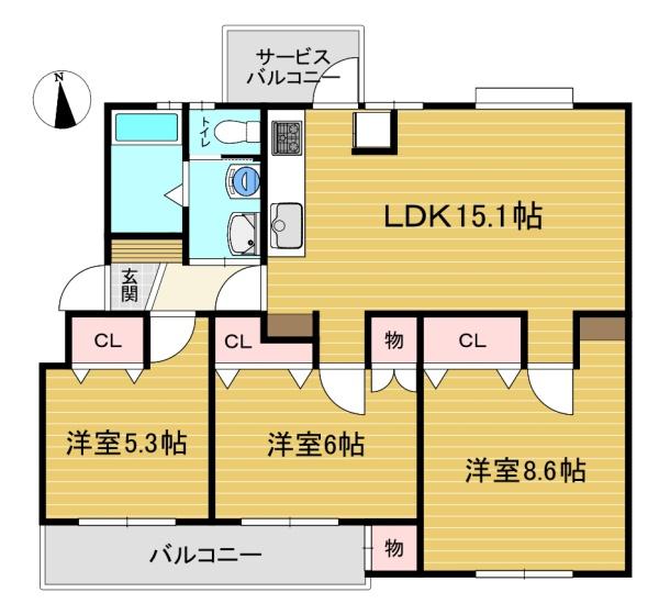 長岡天神ハイツ４号棟