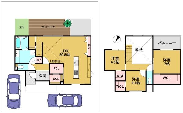 長岡京市河陽が丘２丁目の新築一戸建