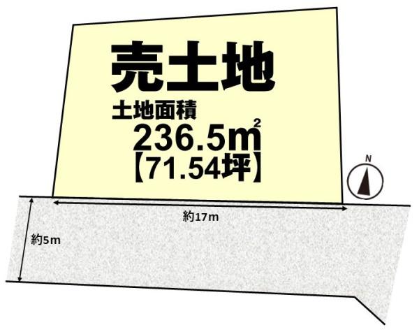 長岡京市長法寺北畠の売土地