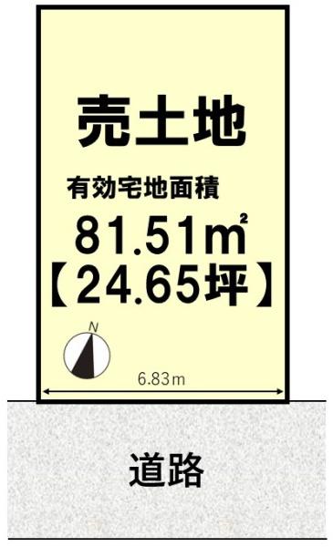 向日市物集女町燈篭前の売土地