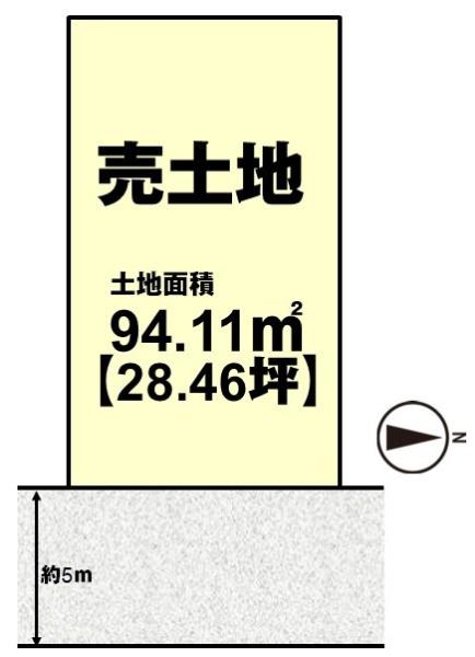 長岡京市梅が丘３丁目の売土地