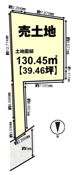 長岡京市一文橋１丁目の売土地