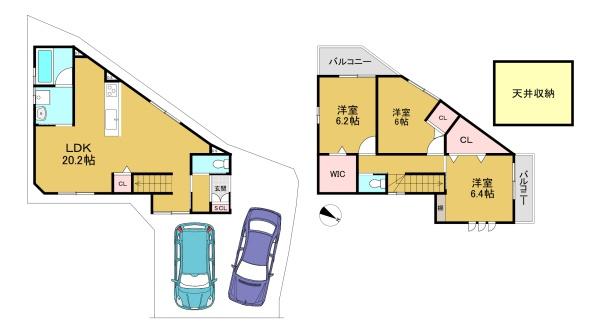 長岡京市長法寺力池の土地