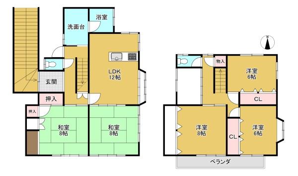 長岡京市光風台の中古一戸建