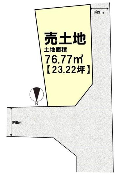 長岡京市長岡３丁目の売土地