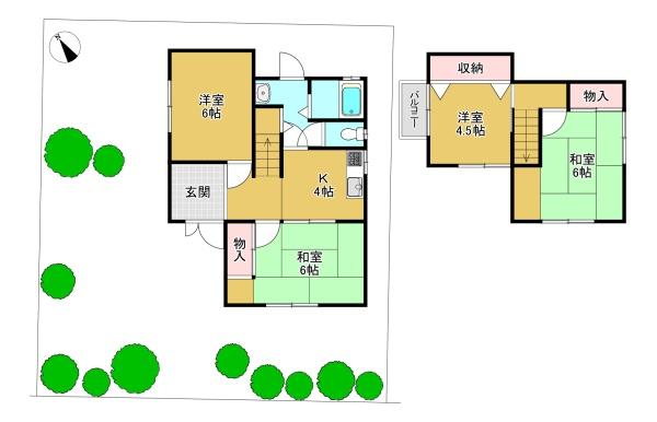 乙訓郡大山崎町字大山崎小字広敷の中古一戸建