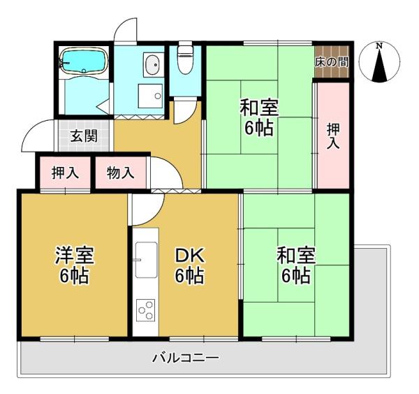 円明寺ヶ丘団地O棟