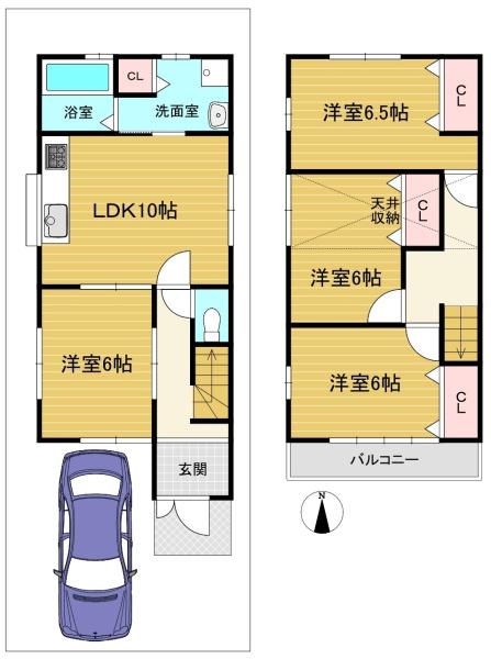 長岡京市城の里の一戸建