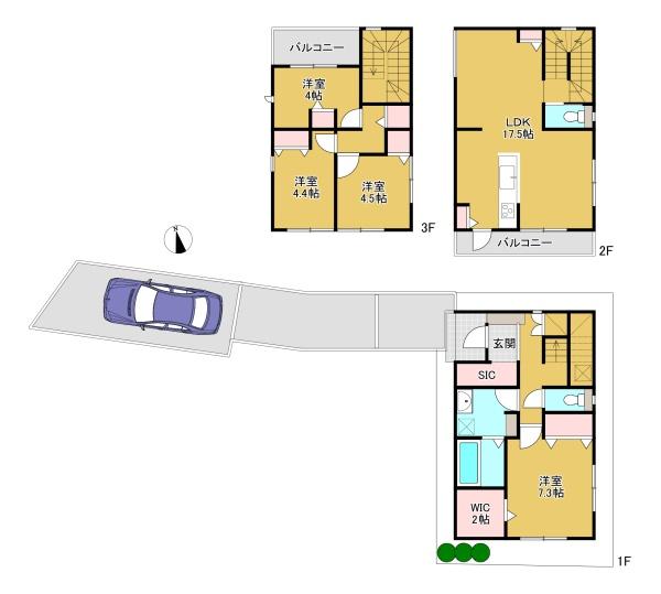 長岡京市友岡西畑の新築一戸建