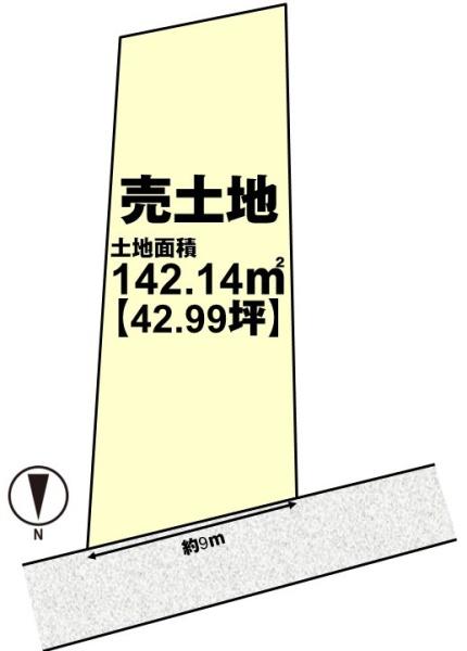 長岡京市奥海印寺城の売土地