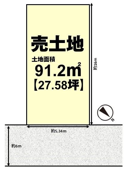 長岡京市奥海印寺火ノ尾の売土地