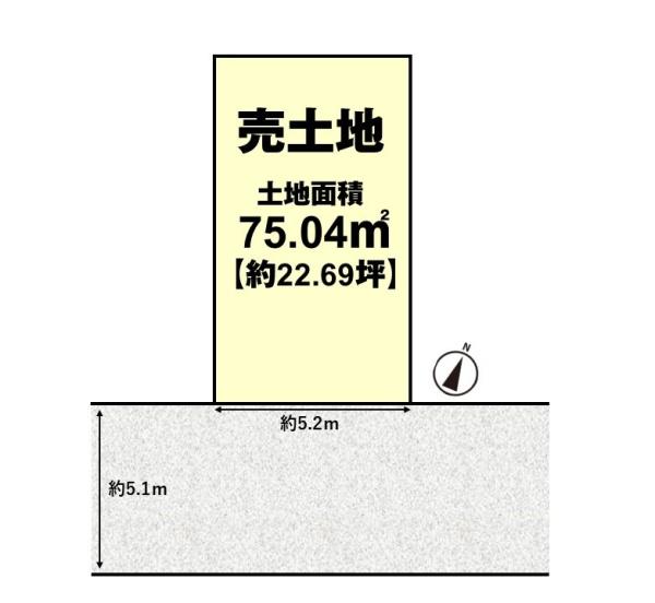 乙訓郡大山崎町字大山崎小字尻江の売土地