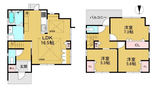 長岡京市今里２丁目の中古一戸建て