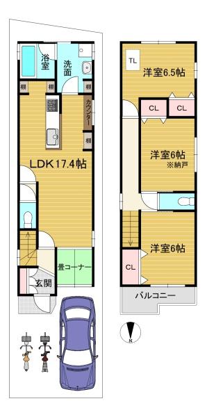長岡京市馬場１丁目の新築一戸建