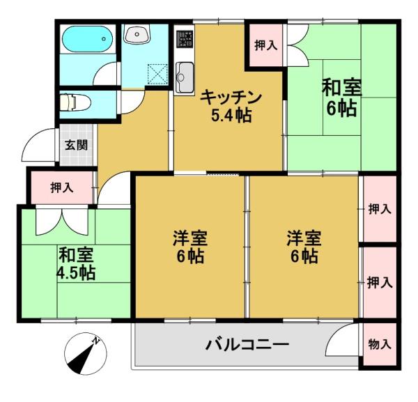 竹の台団地D3棟