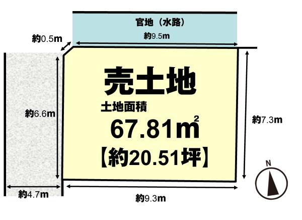 長岡京市神足木寺町の売土地