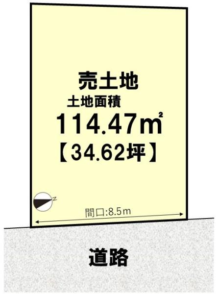 長岡京市今里３丁目の土地