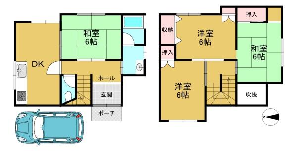 長岡京市神足麦生の中古一戸建