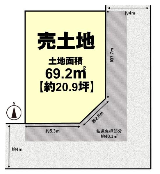 向日市寺戸町渋川の売土地